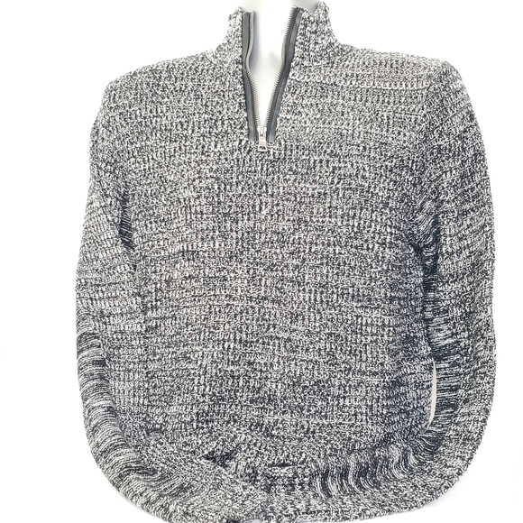 Guess Monochrome Zip-Up Sweater - Picture 1 of 8